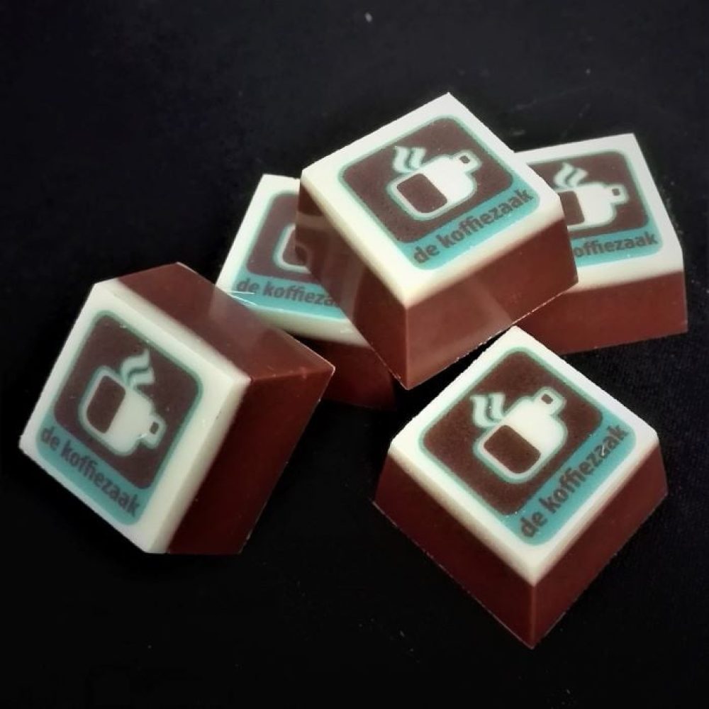 Chocolade met logo of afbeelding - Afbeelding 2